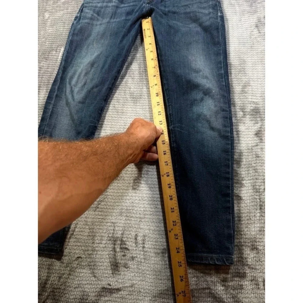 Diesel Buster Tapered Jeans Mens 29X25 Dark Wash Blue Stretch Denim Regular Slim